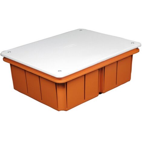 1PZ SCATOLA DI DERIVAZIONE DA INCASSO CON COPERCHIO IP40 mm.153x98x70 h