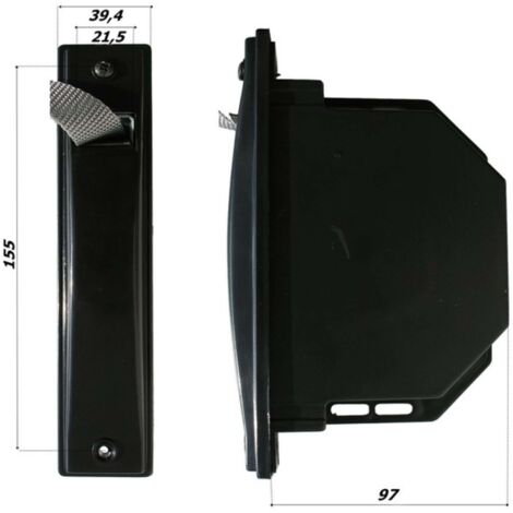 Avvolgitore Semincasso Completo Cintino Mm. 20 Mt. 5,5 (Interasse Fori Mm. 155)
