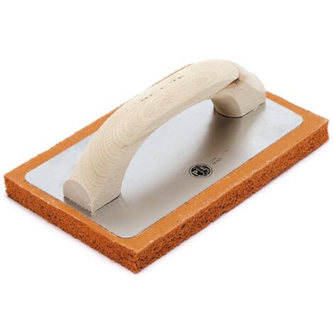 Ancora frattazzo per intonaci gomma arancione grana grossa art. 820 cm. 21,5x13,5 - Ancora