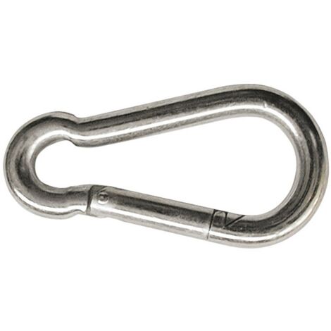 Moschettoni Resistenti M3.5 10 Moschettoni Piccoli In Acciaio Inox 304 - Collegamento Rapido Per Escursionismo E Campeggio Clip Per Zaini E Attrezzature