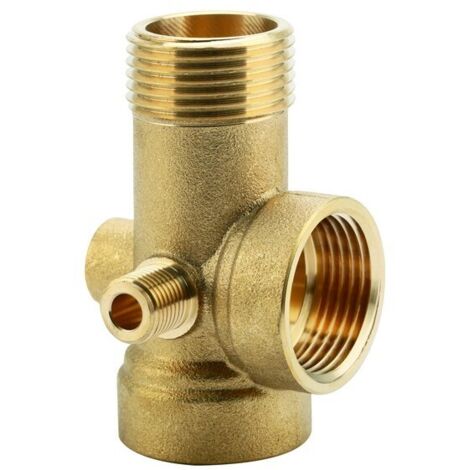 1PZ RACCORDO A 5 VIE PER AUTOCLAVE IN OTTONE MIS. 1 (1/3)