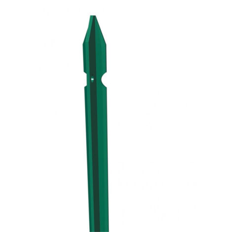 Paletto verde 250cm in ferro plastificato a t per recinzione (1/3)