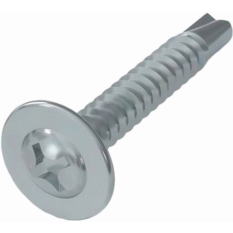 1000PZ VITE IN ACCIAIO ZINCATO AUTOPERFORANTE PER FERRO mm. 4,2x13