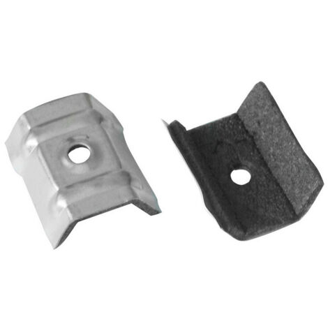 1CF CAPPELLOTTO PER LAMIERA COIBENTATA (cf. 100 pz.)  mm. 50x25x12 zincato