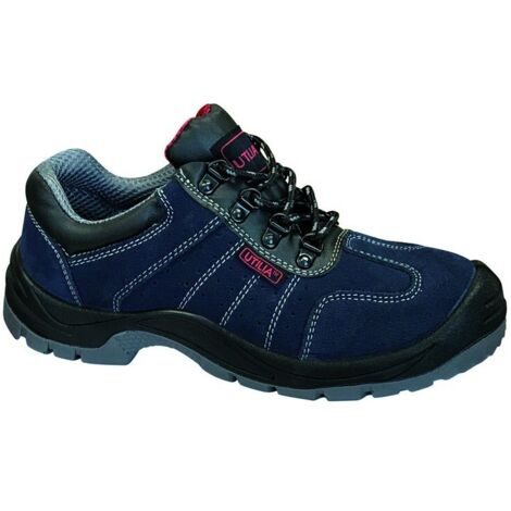Utilia SCARPE ANTINFORTUNISTICA TAURUS BASSE SCAMOSCIATE Col. Blu mis. 45 Utilia (1/3)