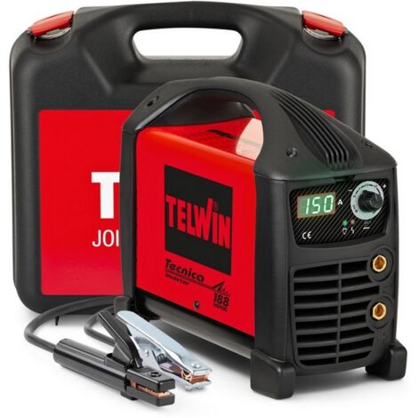 1PZ SALDATRICE AD INVERTER TECNICA 188 MPGE 4,2 Kw - 150 Amp Valigetta + Acces
