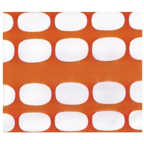 Rete Da Cantiere Arancione Maurer - Per Impalcature E Ponteggi, Altezza 180 Cm, Lunghezza 50 Metri - Foto 7