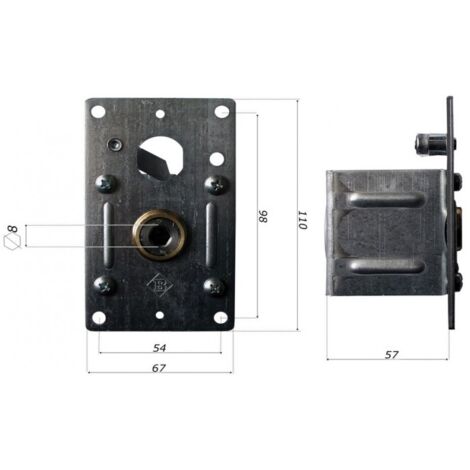 1PZ ARGANELLO A FUNE TIPO C PER FINESTRA fune mm.2,4