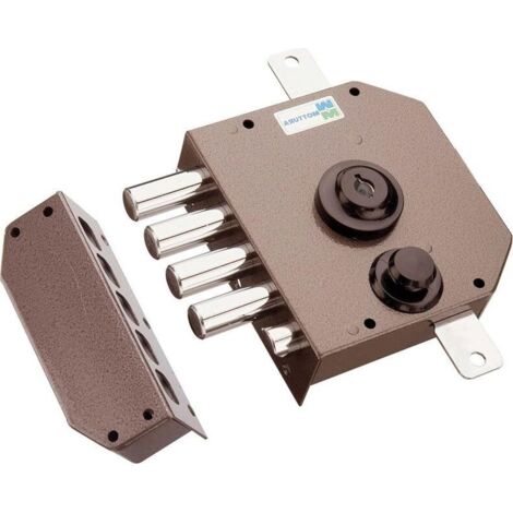 1PZ SERRATURA LEGNO APPLICARE CIL/POMPA +S TRIP. ART. 30.630 E.63 DX-CILINDRO M (1/2)