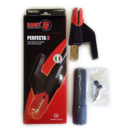 Pinza Per Elettrodi Perfecta 500AMP | Portaelettrodi Per Saldatrice | Diametro 2,5-4 Mm | Nuova In Imballo