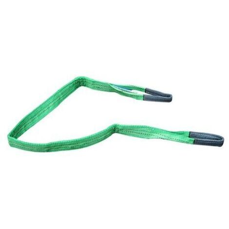 1PZ CINGHIA DI SOLLEVAMENTO VERDE Portata 2000 kg mm. 60x2 mt. (1/2)