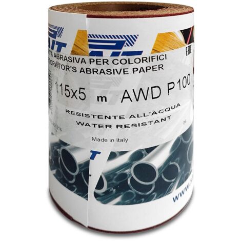 Sait SAITAC-RM AW-D minirotolo carta abrasiva al corindone 115x5 grana 100
