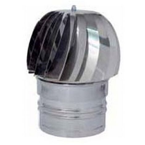 Fumaiolo Girevole Globo Tondo (Attacco Maschio) Ø cm. 25
