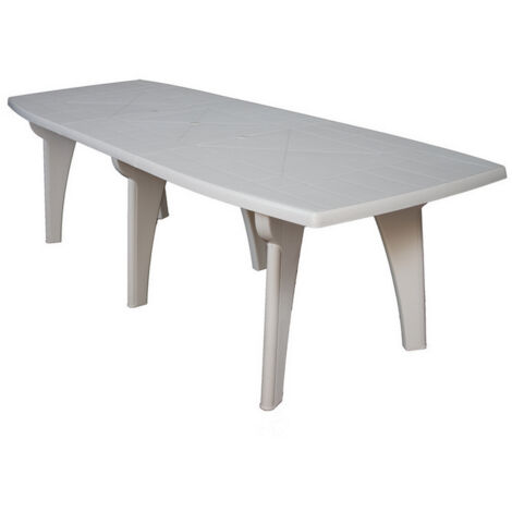 1PZ TAVOLO LIPARI 2 cm. 250x90x72 h col. Bianco