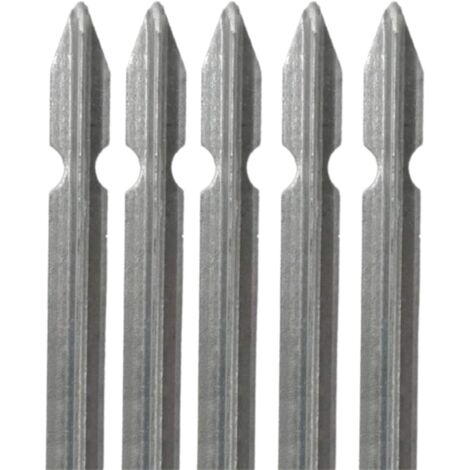 5PZ PALETTO PER RECINZIONI ZINCATO H cm.250 mm.35x35x3,5