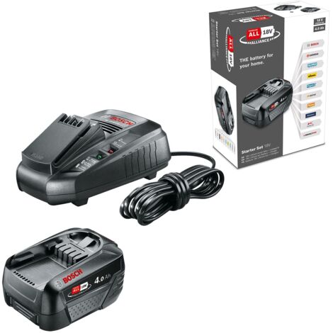 1PZ BATTERIA 18V 4,0 Ah + CARICABATTERIA AL 1830CV (1/4)