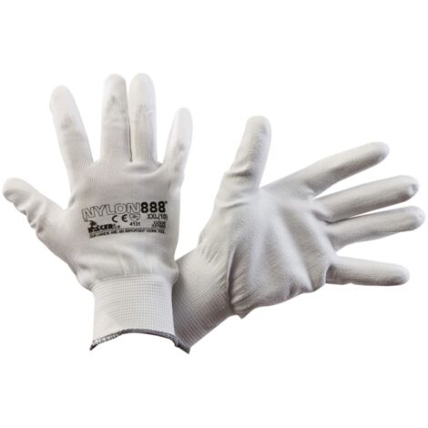 Guanti Da Lavoro In Nylon E Lattice - Confezione Da 5 Pezzi Taglia 8 - Foto 13