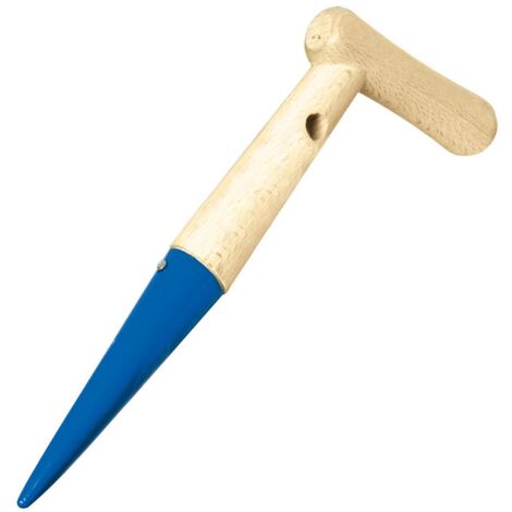 1PZ PIANTATORE A SPRUZZATORE CON MANICO IN LEGNO
