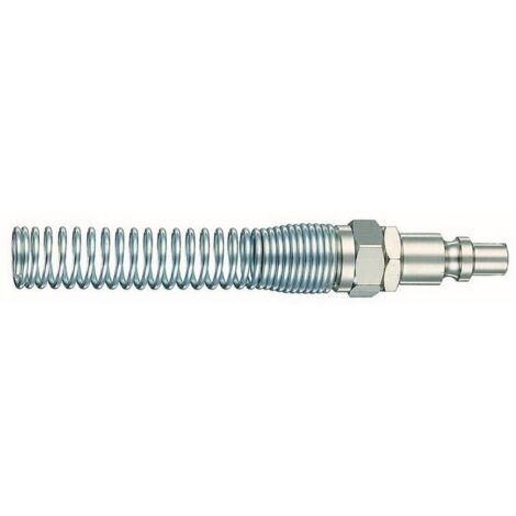1CF RACCORDO PER SPIRALI INNESTO RAPIDO PER COMPRESSORI mis. 8x6 (BL)