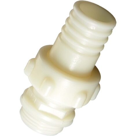 Raccordo in Nylon per Pompe Diritto 3Pz. Mis. 1.1/4X35