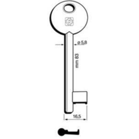 5PZ CHIAVI SILCA PATENT AGB-PARI 6P1D NI