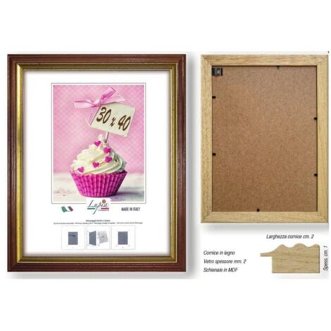 6PZ CORNICE BRUN cm. 40x50