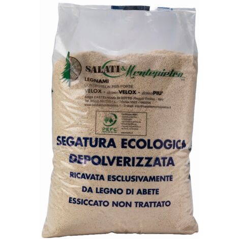 1PZ SEGATURA ECOLOGICA IN SACCHI kg. 5