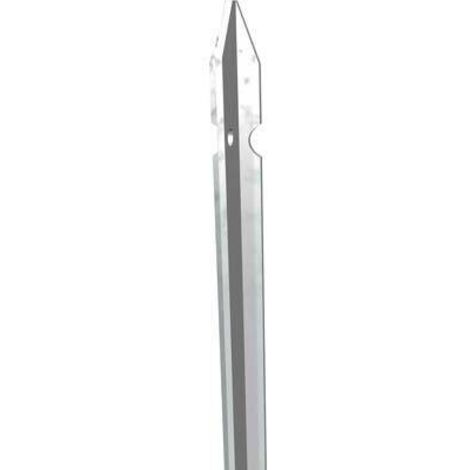 Paletto A T Zincato Per Recinzione H Cm 225 - Mm 35X35X3,5 - Cf. 10 Pz