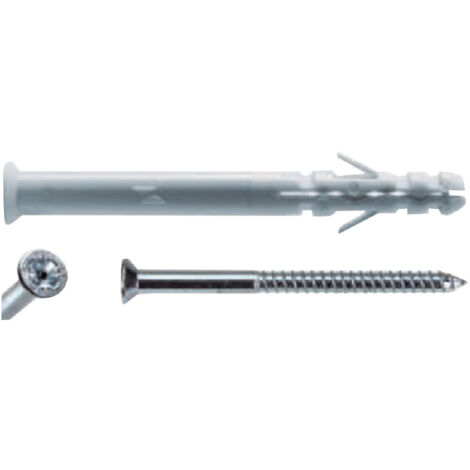 100 Tasselli Nylon Con Vite 8x51mm - Friulsider Per Fai Da Te - Foto 5