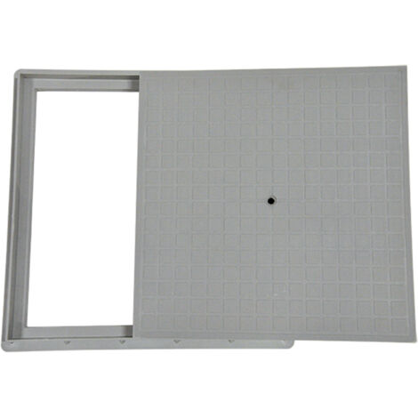 1PZ CHIUSINO CARRABILE COPERCHIO CON BULLONE coperchio 33x33 cm, telaio 37x37 c