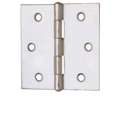 24PZ CERNIERA QUADRA PERNO FISSO ACCIAIO ZINCATO MM. 50 (1/2)