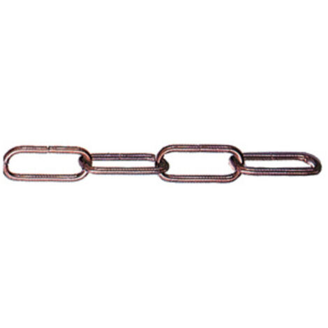 15MT CATENA LAMPADARI FILO TONDO OTTONATA MM. 3,8 (1/2)