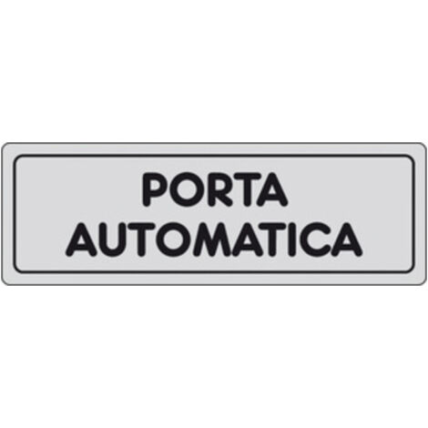 10PZ ETICHETTA ADESIVA 150X50 PORTA AUTOMATICA (1/2)