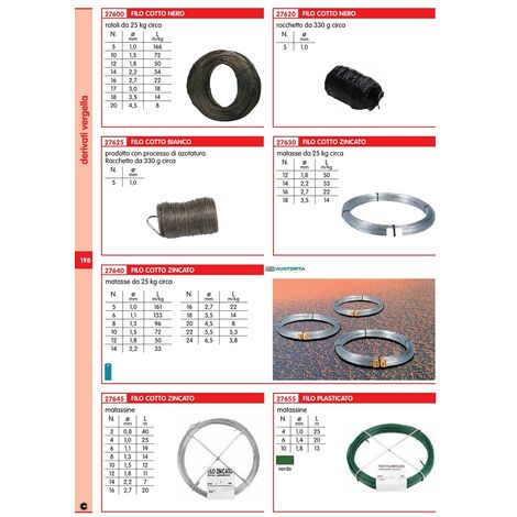 Filo Zincato Mefra N°14 Argento 25 Kg - Per Recinzioni E Lavori Edili - Foto 11