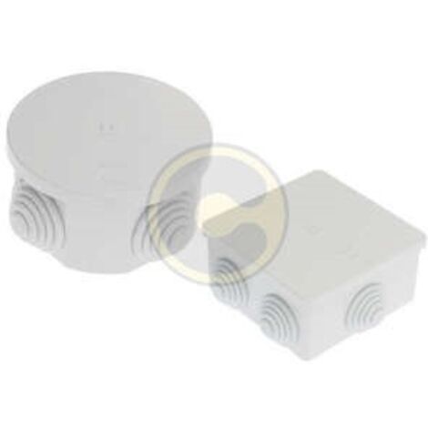 1PZ SCATOLA DERIVAZIONE STAGNA IP44 DIAMETRO 80X40 (1/2)