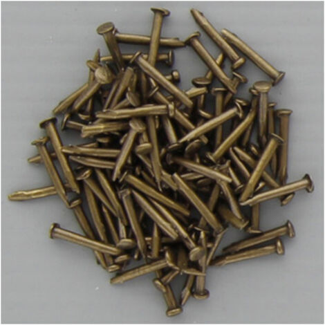 20CF CHIODI TESTA BOMBATA 1,5X12 FERRO BRONZATO CONFEZIONE PZ. 100 (1/2)