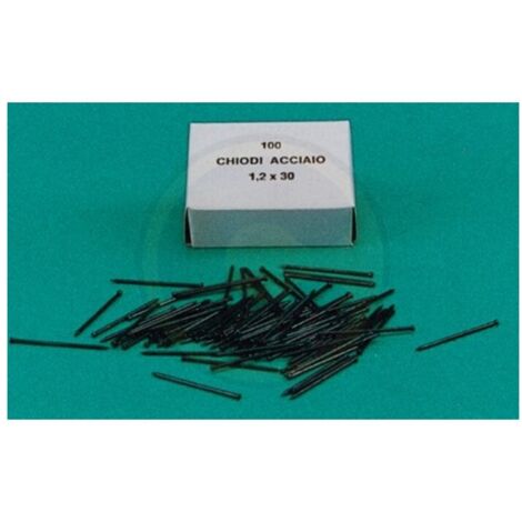 100CF CHIODINI GRUPPINI ACCIAIO 7X25 MM SCATOLA 100 PZ (1/2)