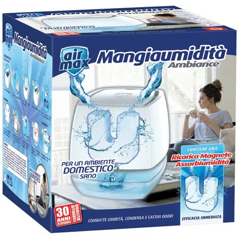Tab Magnete assorbi umidità 4 x 450g Air Max ® Mangiaumidità neutra