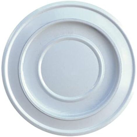 Rosone per tubi di stufa a legna   12 cm in lamiera verniciata bianco accessori stufe