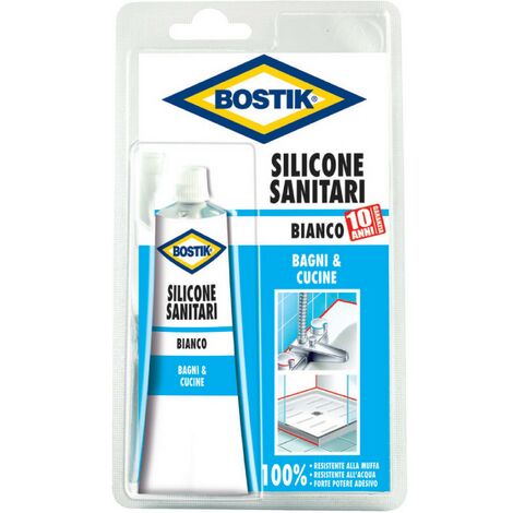 12PZ BOSTIK SILICONE 60 ML BIANCO