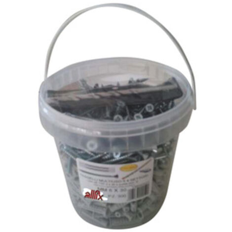 1CF CONFEZIONE 150 TASSELLI CON VITI PF4 MM.8 + PUNTA (1/2)