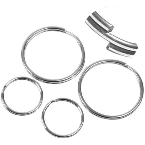 100 Anelli Portachiavi, Diametro 25 Mm, Per Portachiavi, Anello - Foto 10