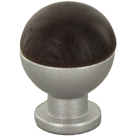 1BLISTER POMOLI IN LEGNO OTTONE 735B MM 18 NOCE SCURO PZ 2 (1/2)