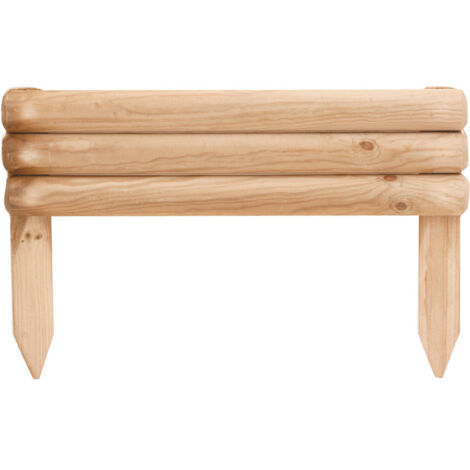 RECINTO STACCIONATA STECCATO VAMPIRO IN LEGNO BORDURA LASA CM. 55X35H
