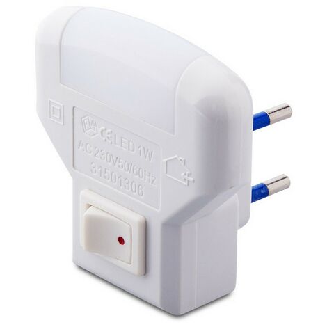 12PZ LUCE NOTTURNA LED CON INTERRUTTORE (1/2)