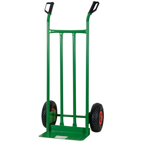 Carrello bravetta in alluminio 250 kg - Ruote pneumatiche 