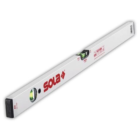 Livella Professionale SOLA 180 Cm - Bolla D'Aria Ingrandita, Leggibile Sopra La Testa, Per Edilizia E Piastrellisti