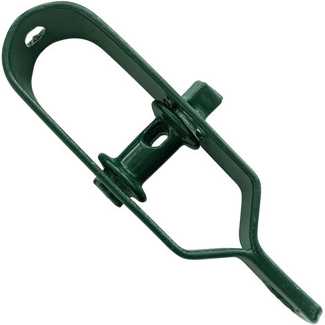 Kit 12x Tendifilo Plastificato Verde Per Recinzione, Rete, Stendibiancheria, In Metallo Da Giardino Per Pali| Set Da 12 Pezzi (12 Pz - Foto 4