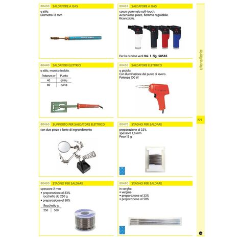 Antex E170010 Elemento Di Ricambio Per Saldatore M12, 230V, 12W
