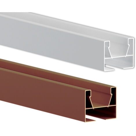 1PZ GUIDA PLASTICA colore noce